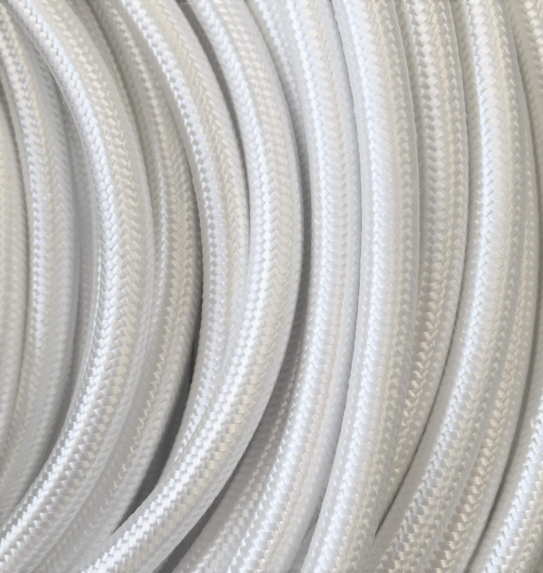 Kopp 151502082 H03 VV-F 3 x 0.75 Textile Cable White