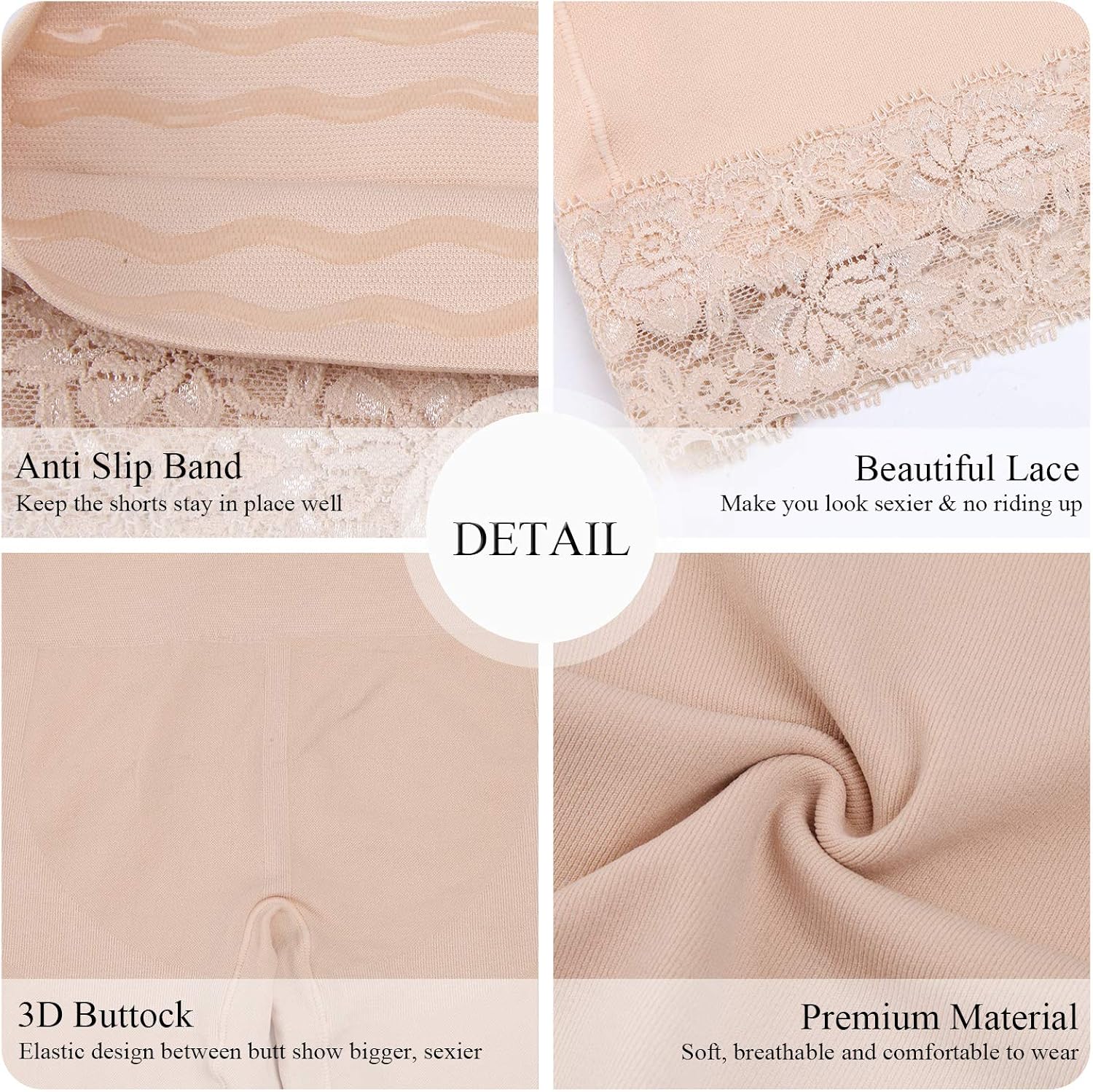 Tummy Control Body Shaper Shorts High Waist Slip Shorts for Women Under Dress Thigh Slimmer Shapewear at  Women’s Clothing store