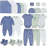 JELYLOVE Unisex Baby Boy Girl Layette Sets 22 Packs New Born Boy Girl Clothes Infant Essentials