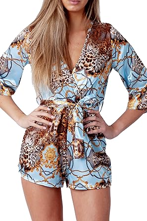 animal print playsuit uk
