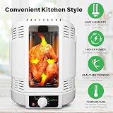 Nutrichef Vertical Rotisserie Oven 10L Shawarma Kebab Maker Kit White view 3