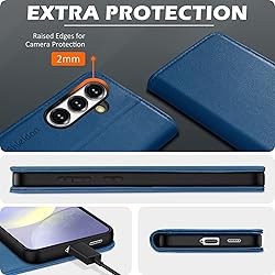 SHIELDON Case for Galaxy S25 6.2", Genuine Leather