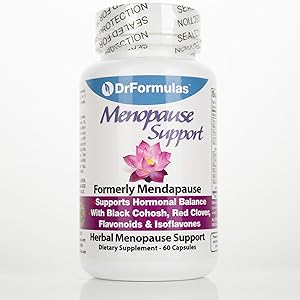 DrFormulas Menopause Support Supplement for Symptom Relief, Mood Support and Weight Management | Black Cohosh Extract for Hot Flashes, Vitamins, Dong Quai