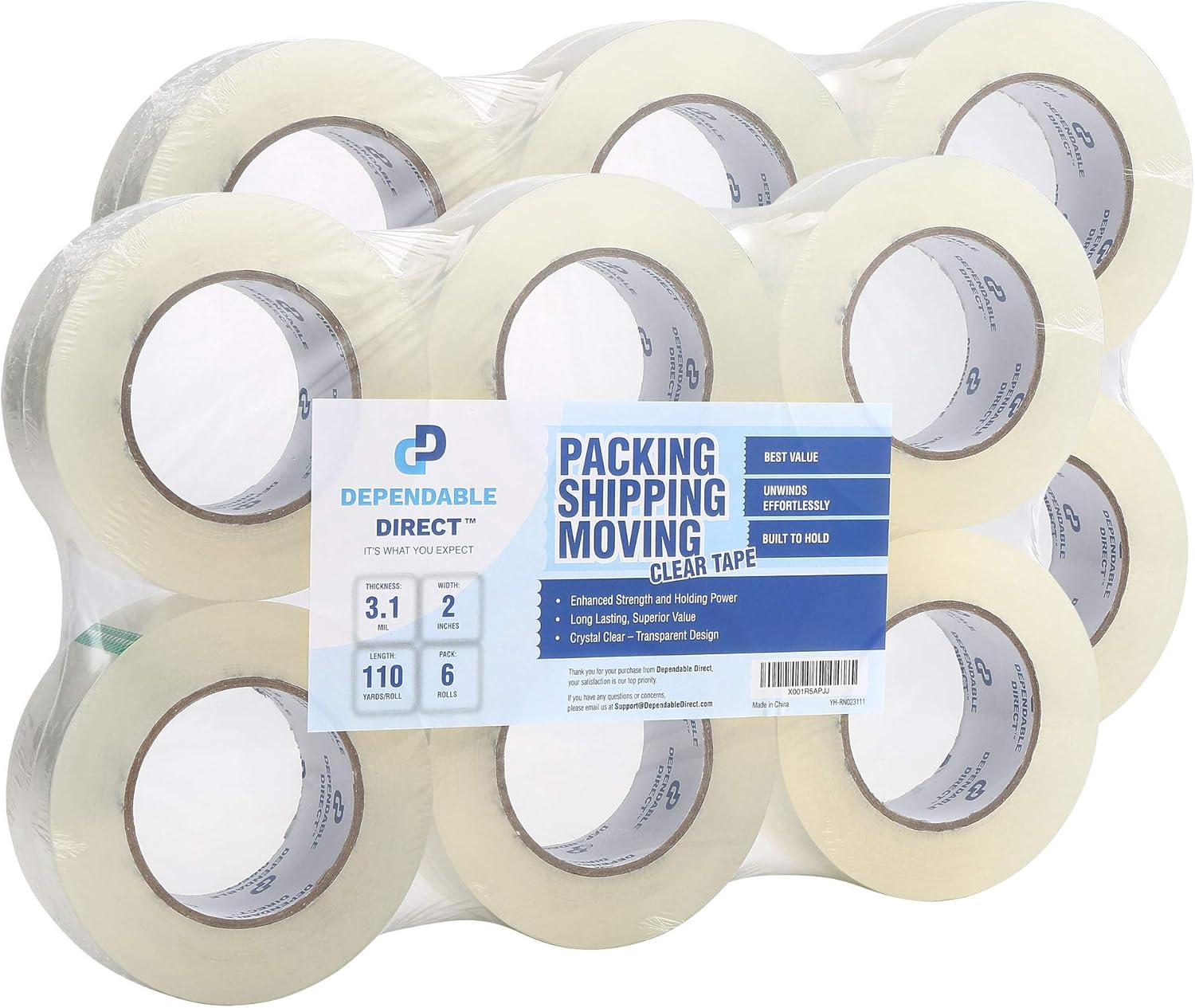 Acrylic Adhesive Heavy Duty Tape for Box Office Moving Packaging