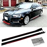 JMTBNO Universal 2.2M/86.6inch Side Skirts