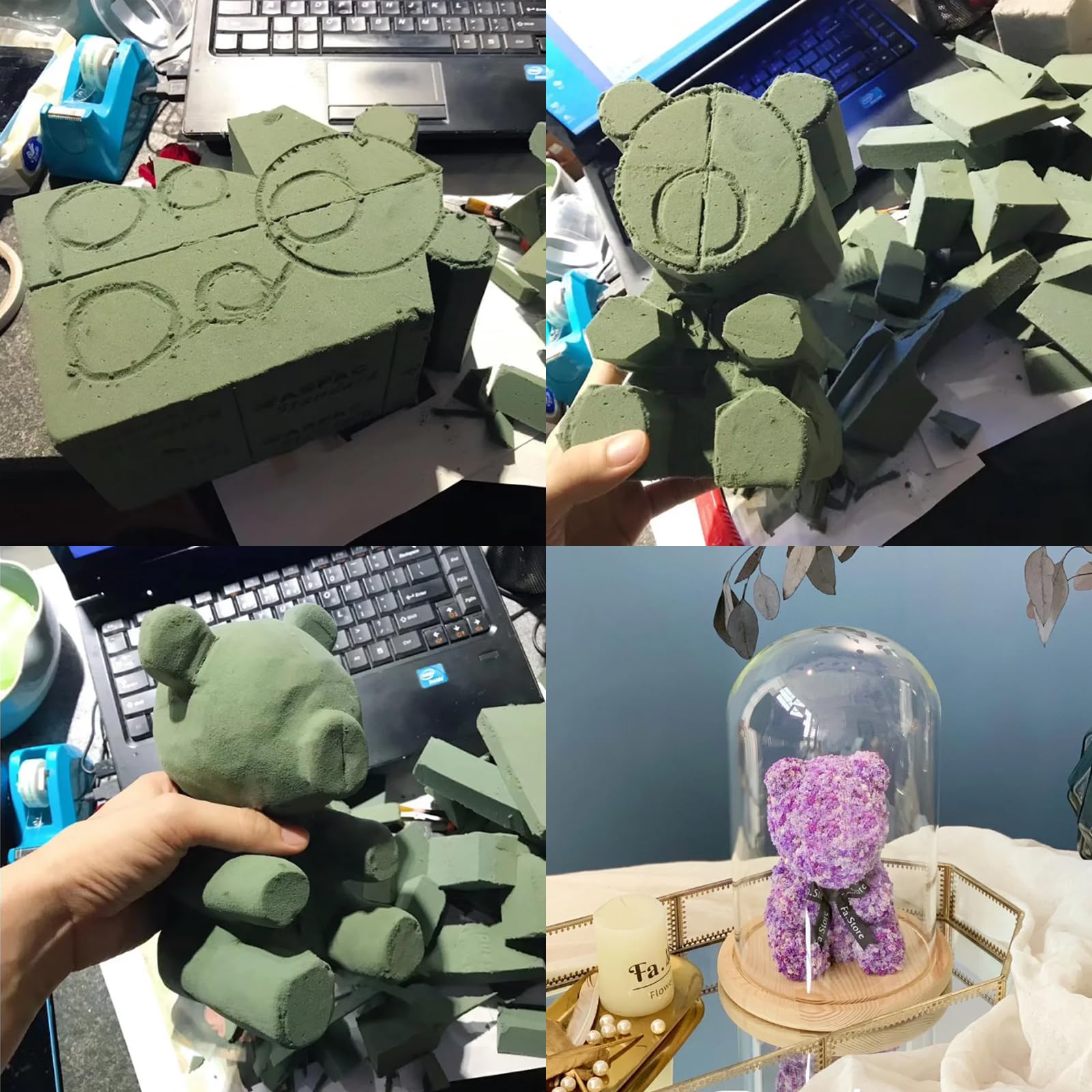 6 Pcs Floral Foam Blocks, 5.5