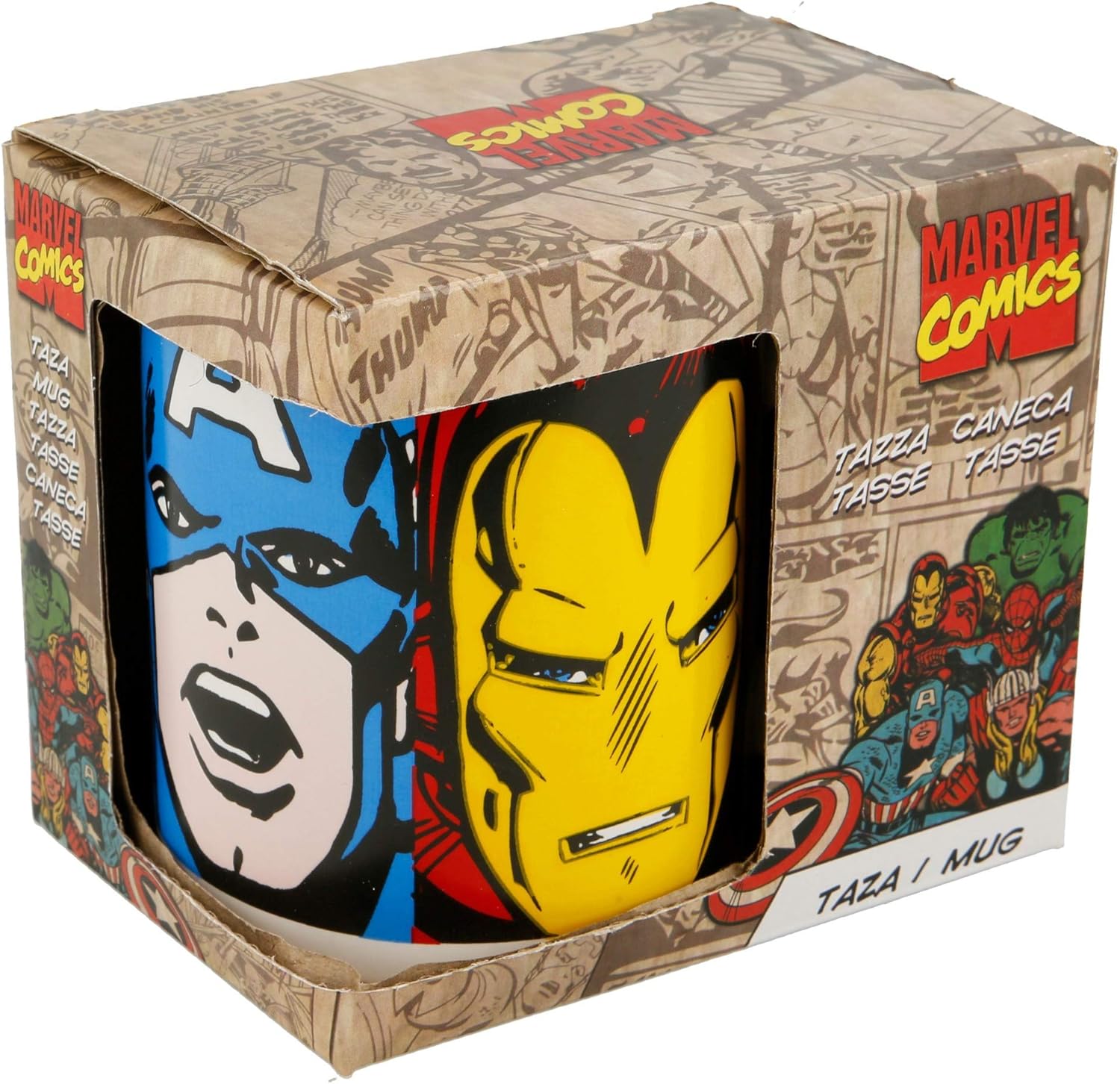 Taza de cerámica de Marvel Comics 78407: Amazon.es: Hogar