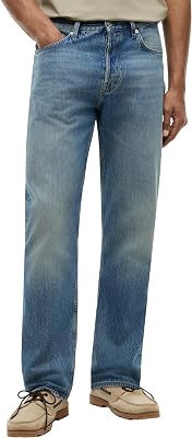 Herren Jeans Hose Relaxed Straight River Ken aus Baumwolle, Blau (Ken Blue), 36W/34L