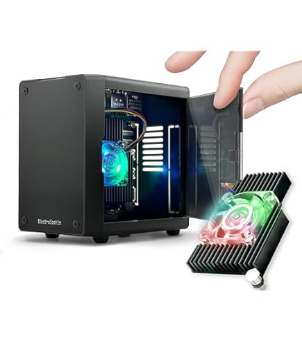 Amazon.com: ElectroCookie Raspberry Pi 5 Case, Aluminum Mini Tower