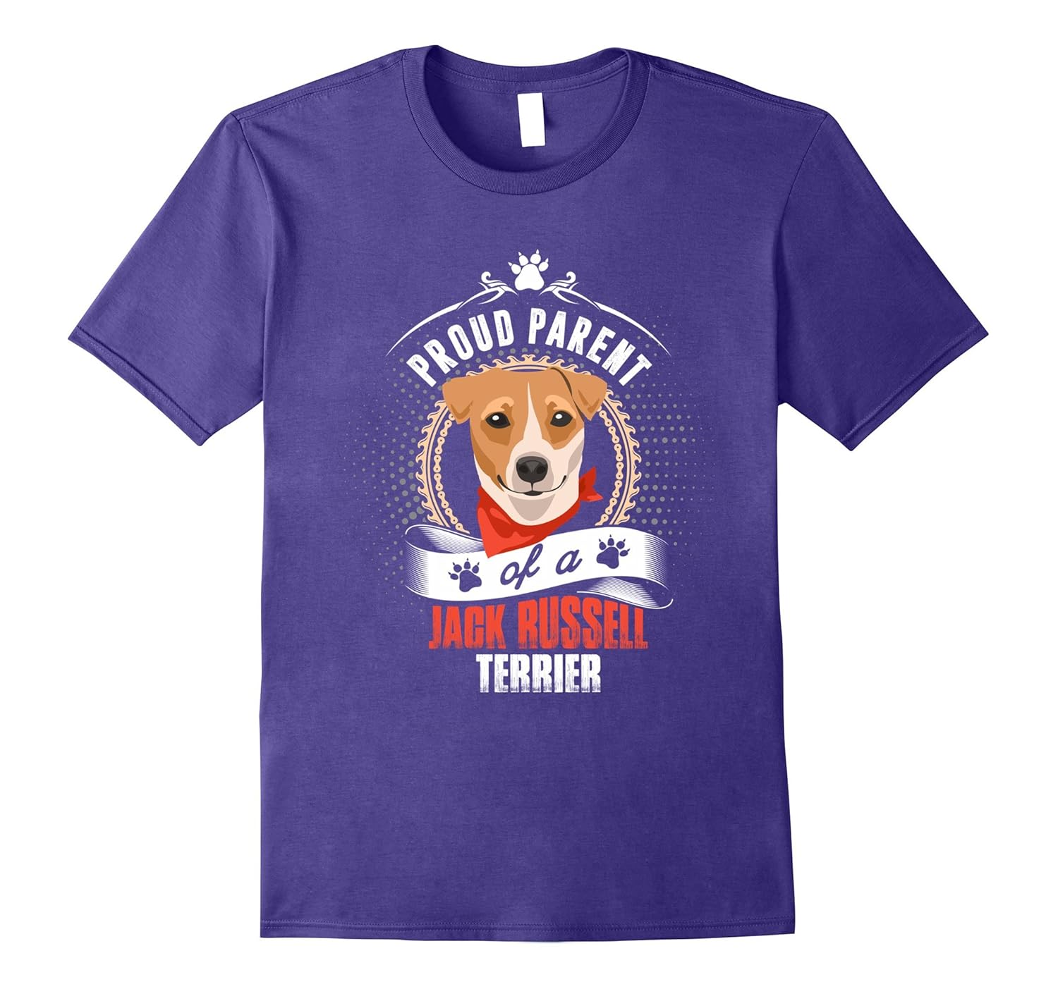 Proud Parent of a Jack Russell Terrier Dog Lover T-Shirt Tee-ANZ