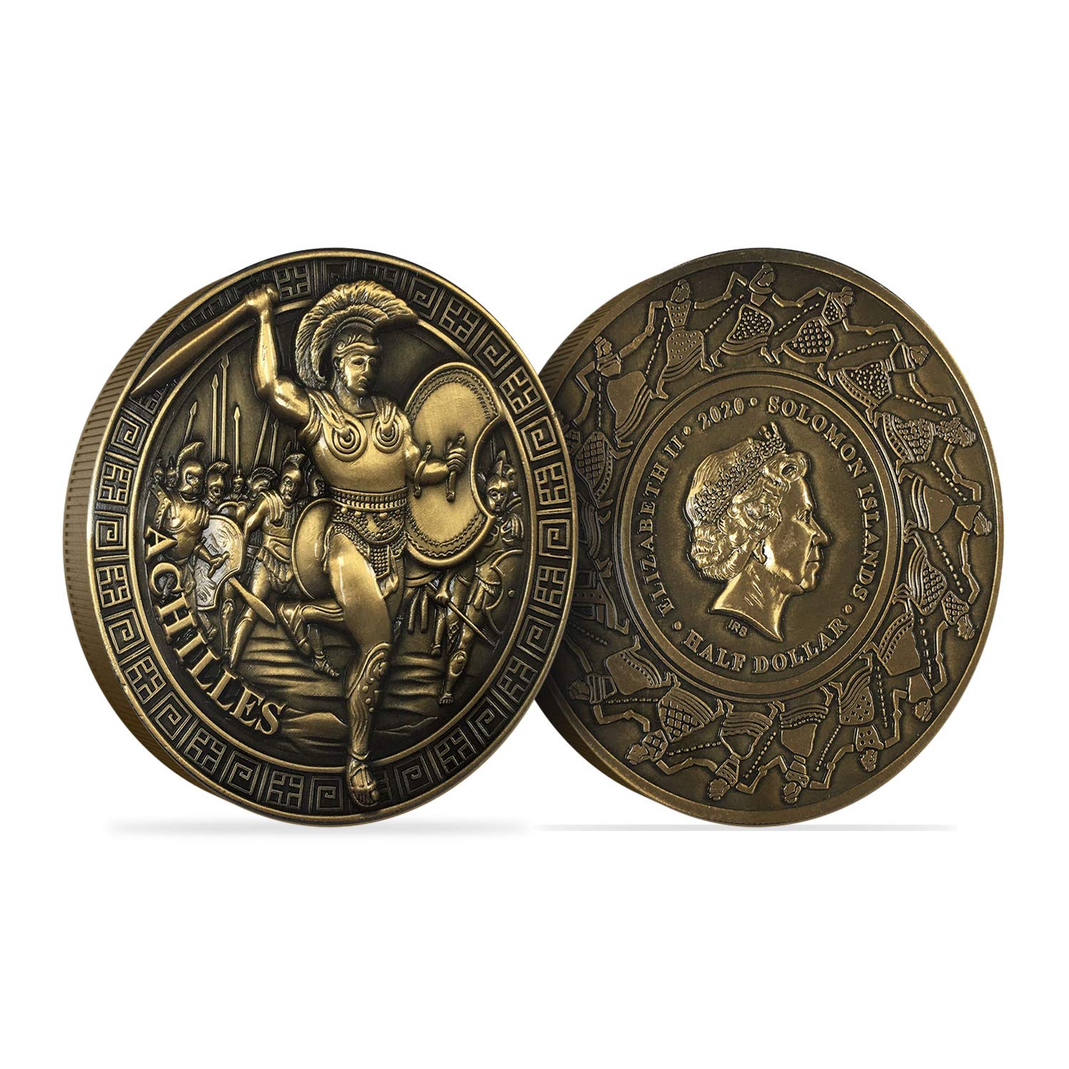 The Koin Club Antique Collectable Coin Rare Greek Mythology Troy Trojan Collection - Achilles