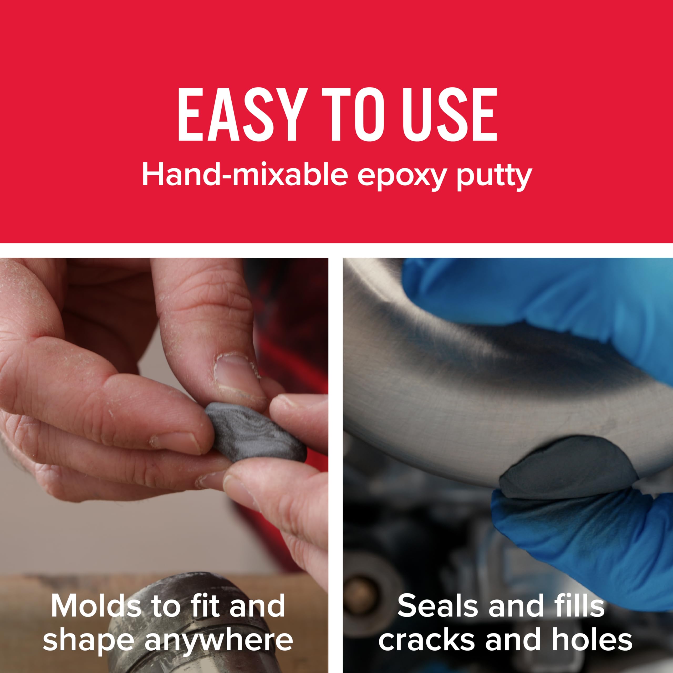 J-B Weld 8297 HighHeat 500 Degree Epoxy Putty Stick - 2 oz. , Grey