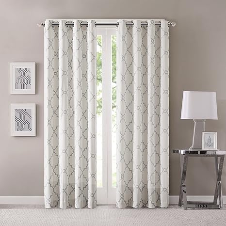 Buy Madison Park Ivory Curtains For Living Room Contemporary