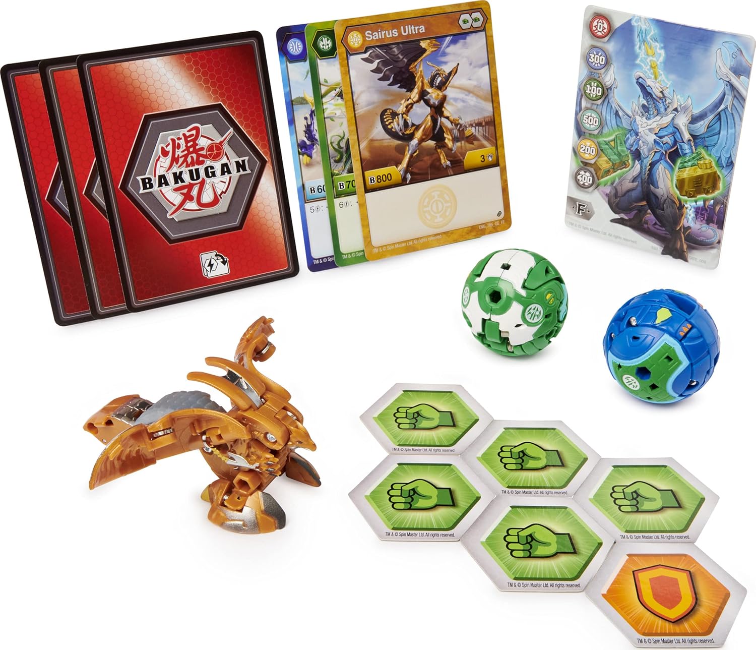Buy Bakugan Armored Alliance Starter Pack Aurelus Sairus Collectible Transforming Creatures For Ages 6 Up Online At Low Prices In India Amazon In