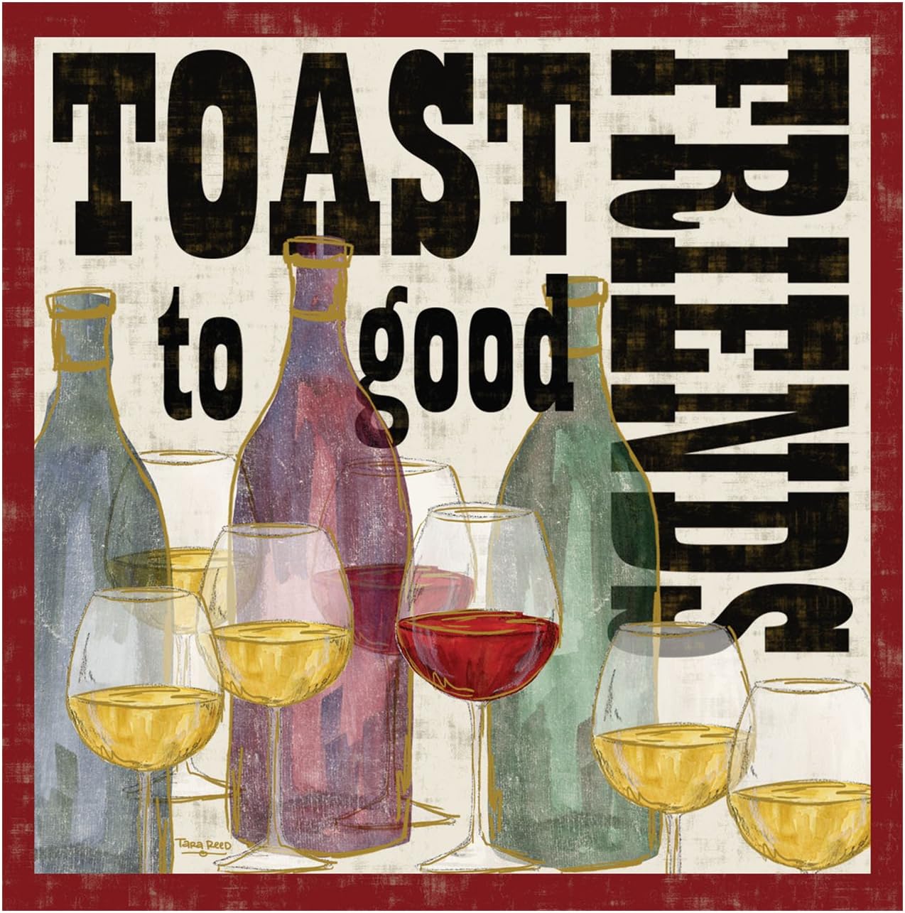 Thirstystone Occasions Coaster, Toast to Good Friends