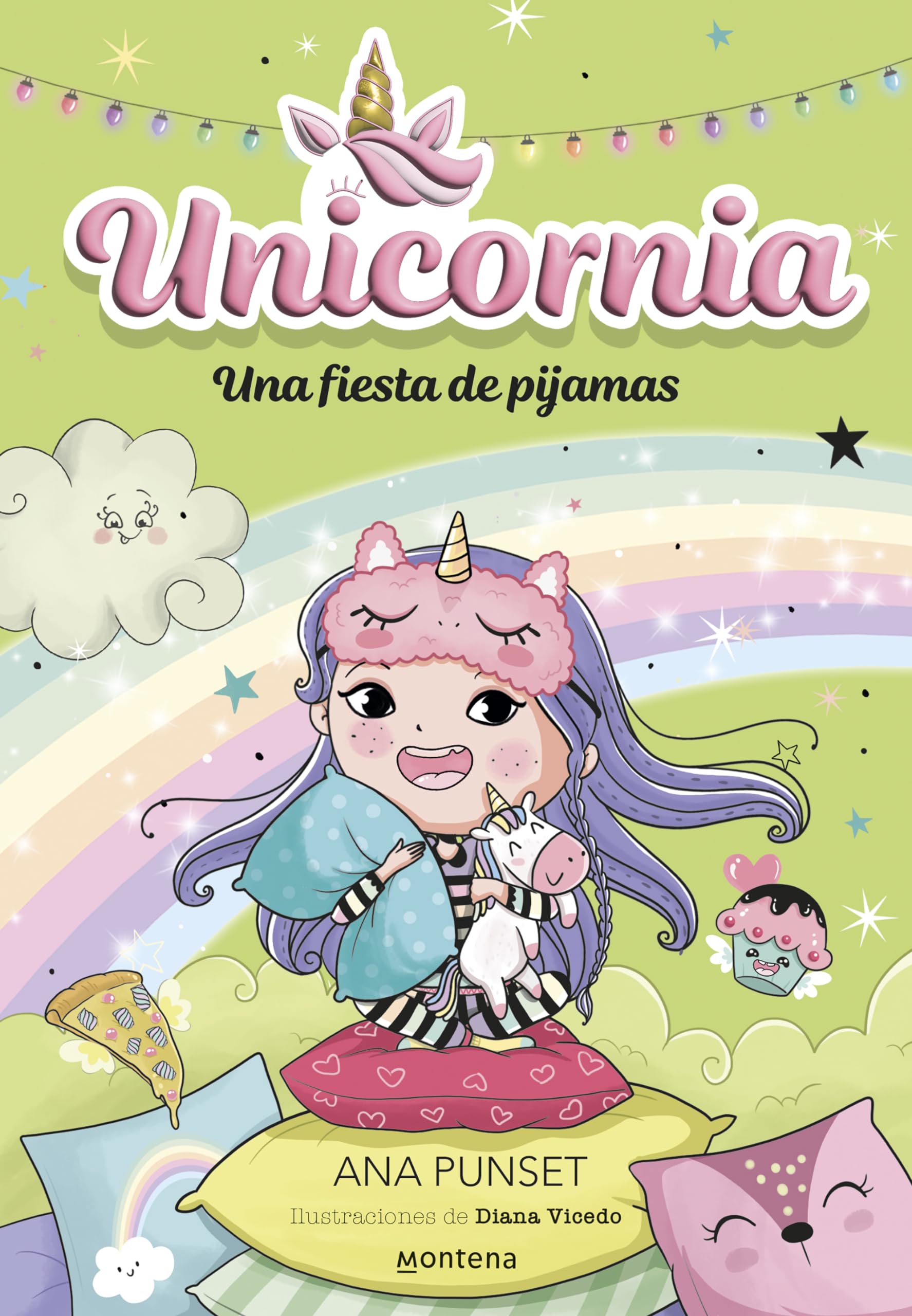 Portada de Unicornia 10 - Una fiesta de pijamas (Montena)