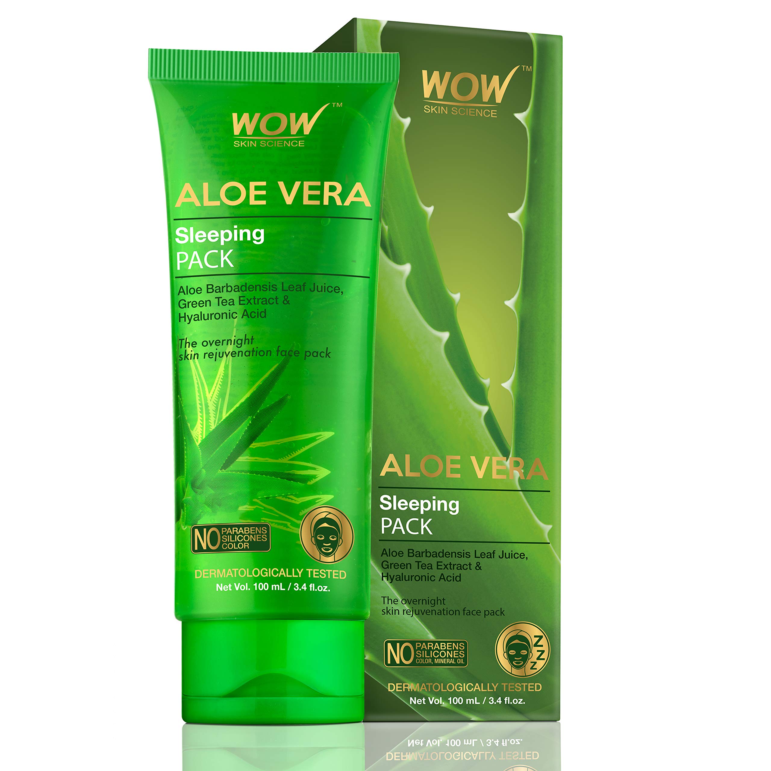 wow skin science lift and firm aloe vera gel