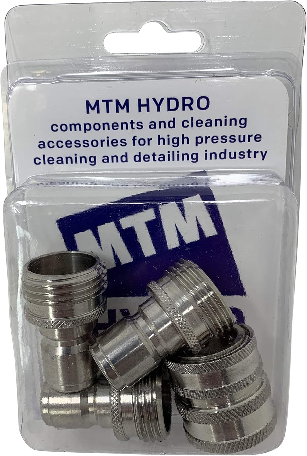 MTM Hydro Garden Hose Adapter 4 Piece 3/4” Quick Connect Fittings Kit - Image 3
