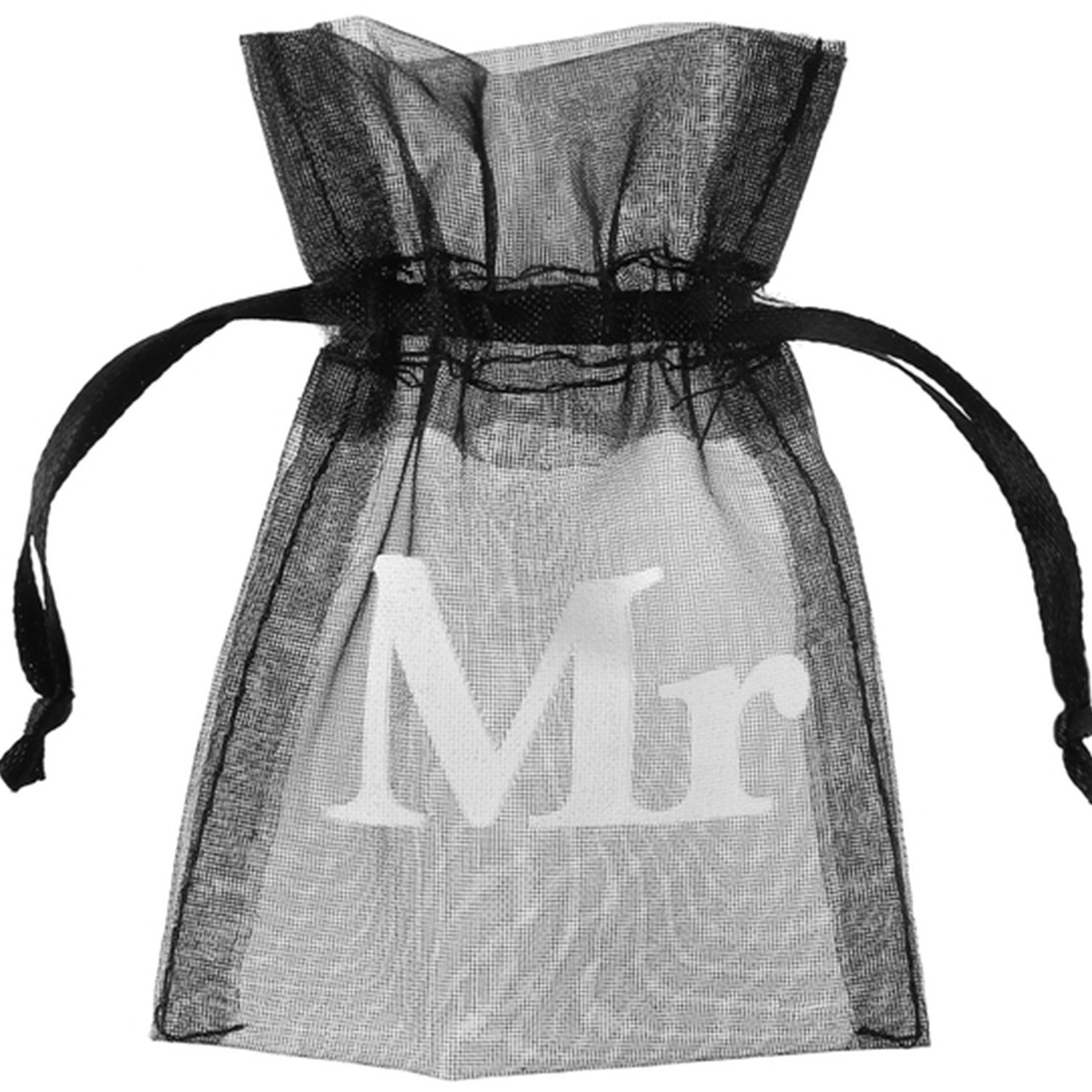 Santex Favours, Black, 7.5 x 10cm