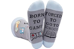 IRISGOD Funny Nerd Socks | Cool Stocking Stuffers | Holiday Gifts For Men and Women