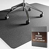 Office Chair Mat for Hardwood Floor, 48"x35" Felt Heavy Duty Protector for Tile & Carpet, 1/5" Thick Chair Mat for Computer D