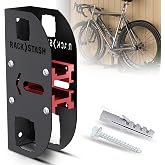 Hitch Wall Mount Bike Rack - Adjustable 1.25" to 2" Receiver For Garage Organization, Heavy Duty Storage Rack Holds 90lbs, Wall Mounted Hitch For Bike Rack/Cargo Carrier