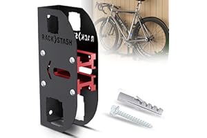 LEVENDOR Hitch Wall Mount Bike Rack,Trailer Hitch Wall Mount Receiver Adjustable 1.25" to 2" for Garage Organization,Heavy Duty Hitch Wall Mount Storage Rack Hold 90lbs,Wall Mounted Hitch for Bike Rack/Cargo Carrier