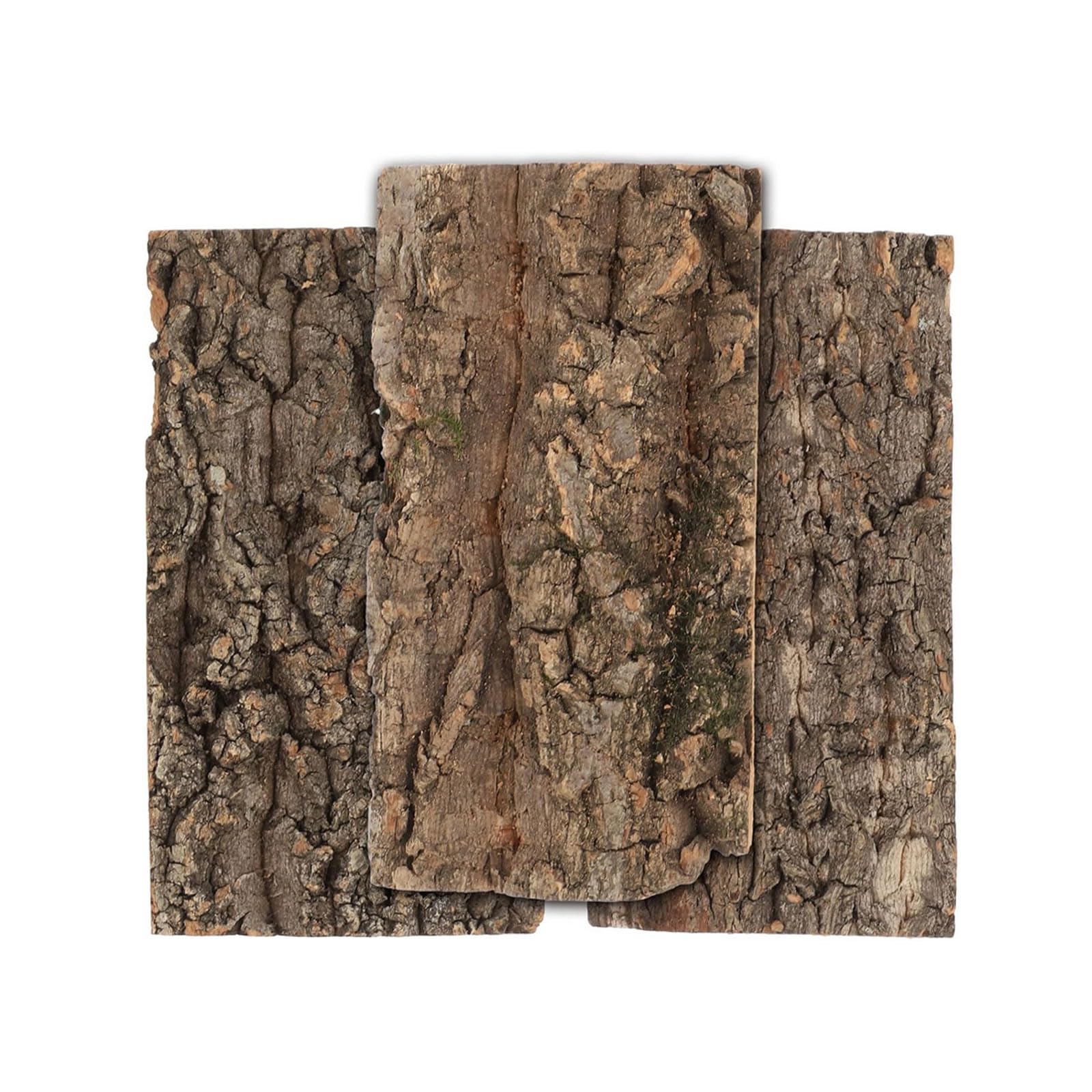 rflaueo 3pcs Cork Terrarium Background Reptile Cork Terrarium Background Natural Cork Bark Backdrop Tank Background Natural Cork Bark Backdrop Tank Background（U137-3