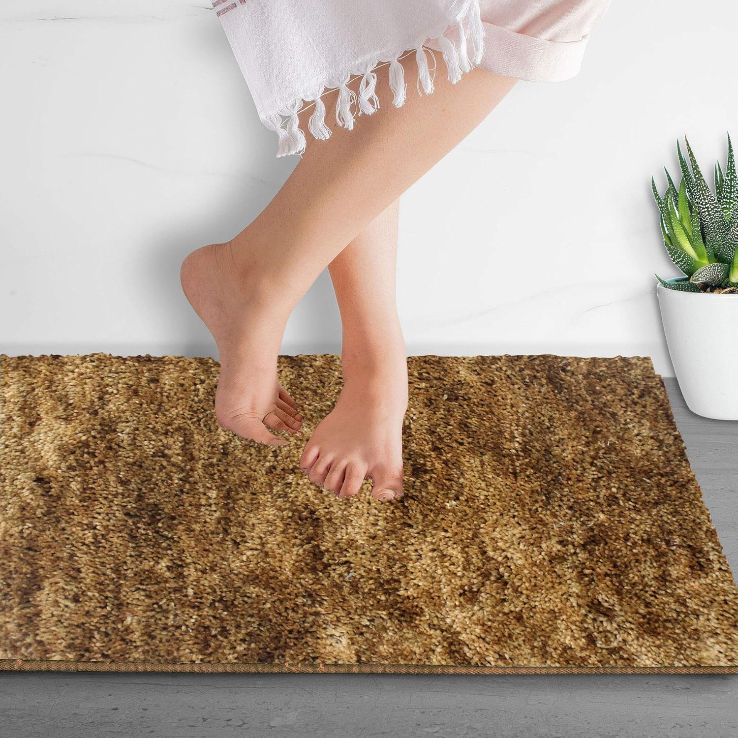 Buy Luxe Home Hawaii Soft Microfiber AntiSkid Water Absorbant/Soaking