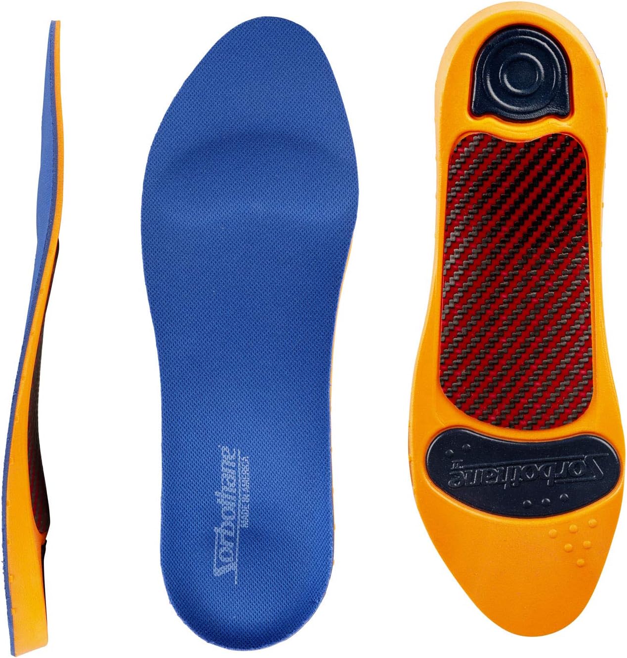 Rx Sorbo Sorbothane Ultra Orthotic Arch Insoles, Female 12 / Male -9.5 - 10.5