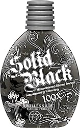 Millenium Tanning New Solid Black Bronzer Tanning Bed Lotion