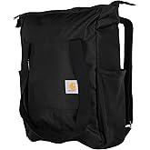 Carhartt Classic Convertible Backpack Tote, Durable Water Repellent Material W/ 17" Laptop Sleeve, Black