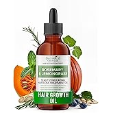 Rosemary & Lemongrass Hair Oil, Rosemary Oil for Women and Men, Hair Growth Serum. Made in USA