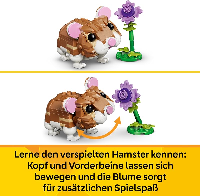 Creator 3in1 Niedlicher Hamster mit Blume 31376