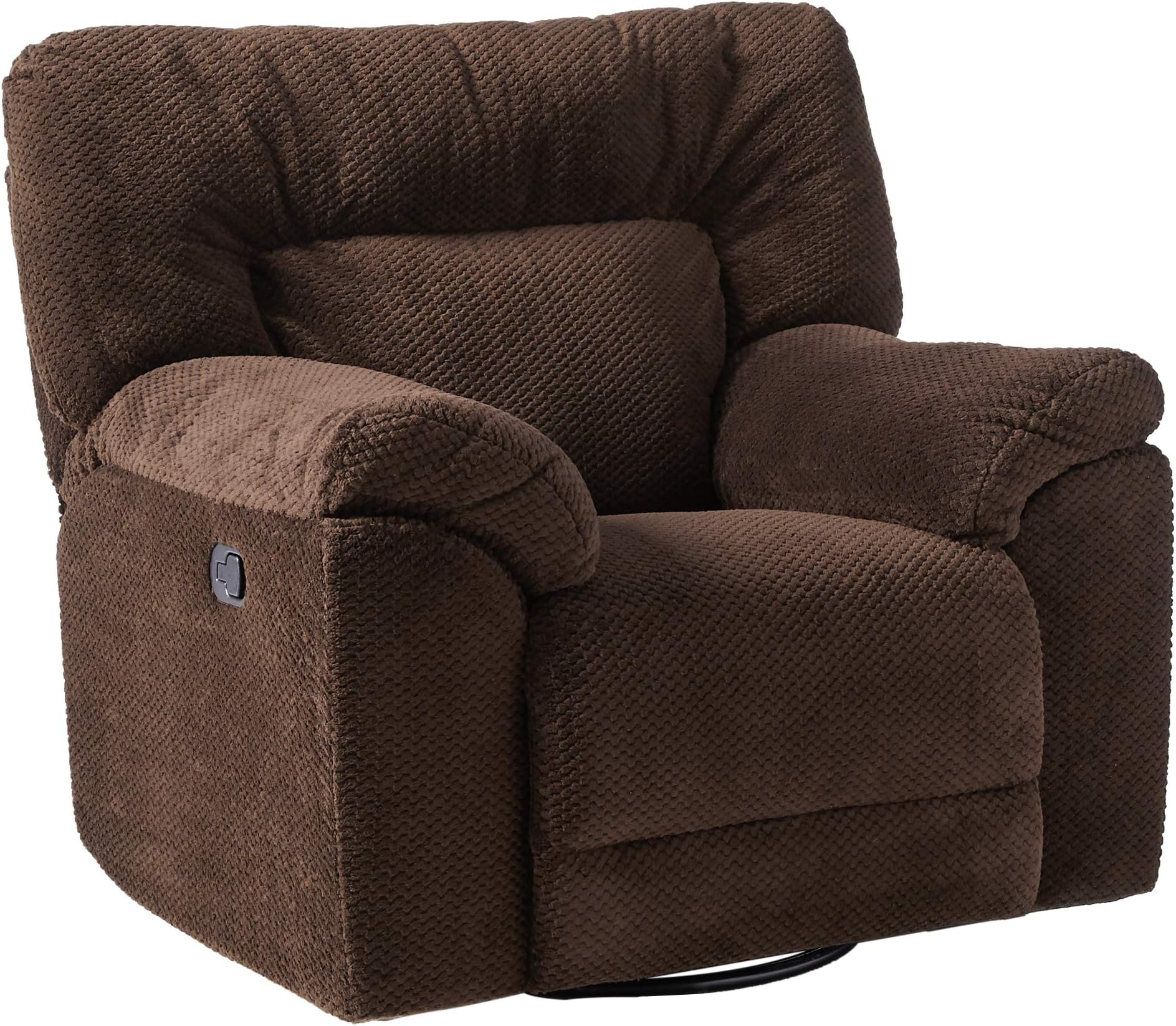 Lane Home Furnishings Madeline Swivel Glider Recliner, Chocolate