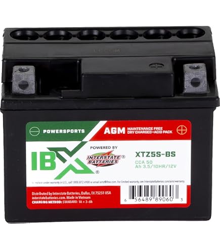Amazon.com: Caltric Agm Battery Compatible with Honda Trx125 Trx