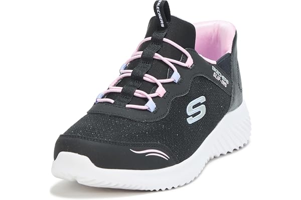 Skechers Girls' Bounder Simple Cute Shoe | Casual, Slip-ins, Air-Cooled Memory Foam, Machine Washable