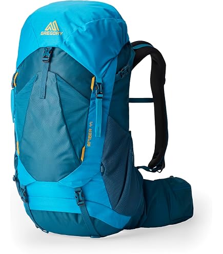 Gregory Stout 45L Plus Size Unisex Backpacking Pack, Breathable Backpanel, Internal Hydration Sleeve for Water Reservoir (Bladder Not Included), Plus Size, Compass Blue : Sports & Outdoors