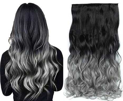 1bt171 Beautyself Clip In Hair Extensions One Piece Color Ombre 3