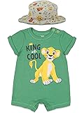 Disney Lion King Simba Newborn Baby Boys Romper and