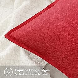 MIULEE Christmas Decorative Linen Pillow Covers