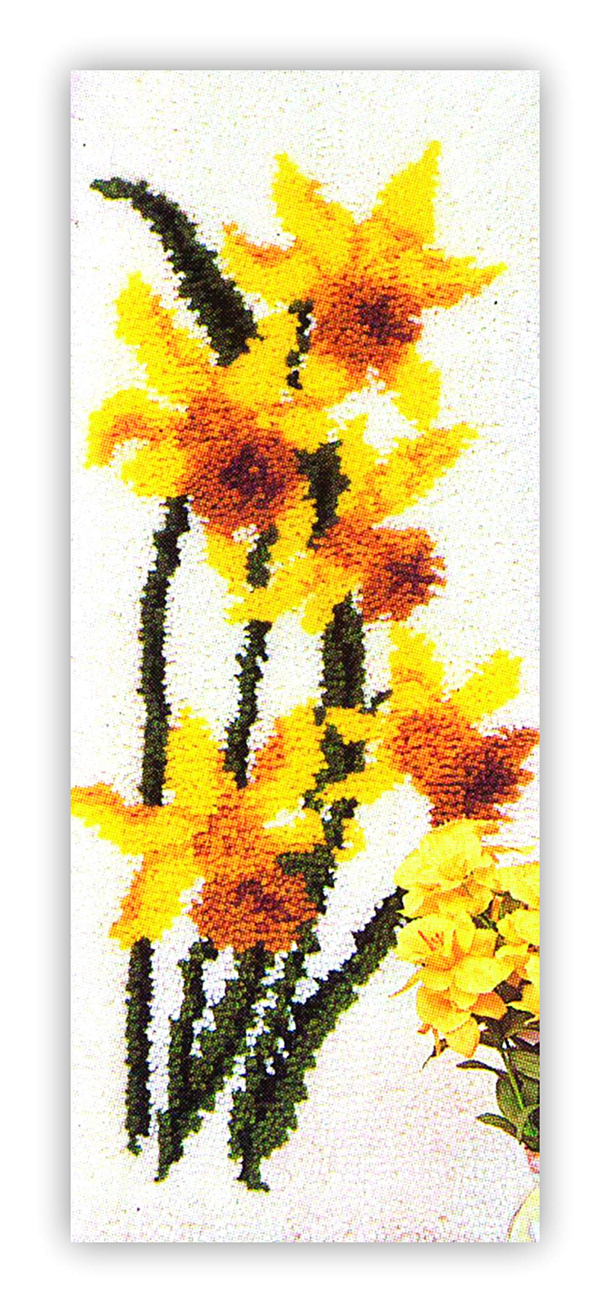 MCG TextilesDaffodils Latch Hook Rug Kit, 16" x 35"