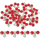PATIKIL Jewelry Making Charm Bulk, 30 Pcs Acrylic Cherry Pendants DIY for Necklace, Bracelet, Earring Making and Crafting, Red