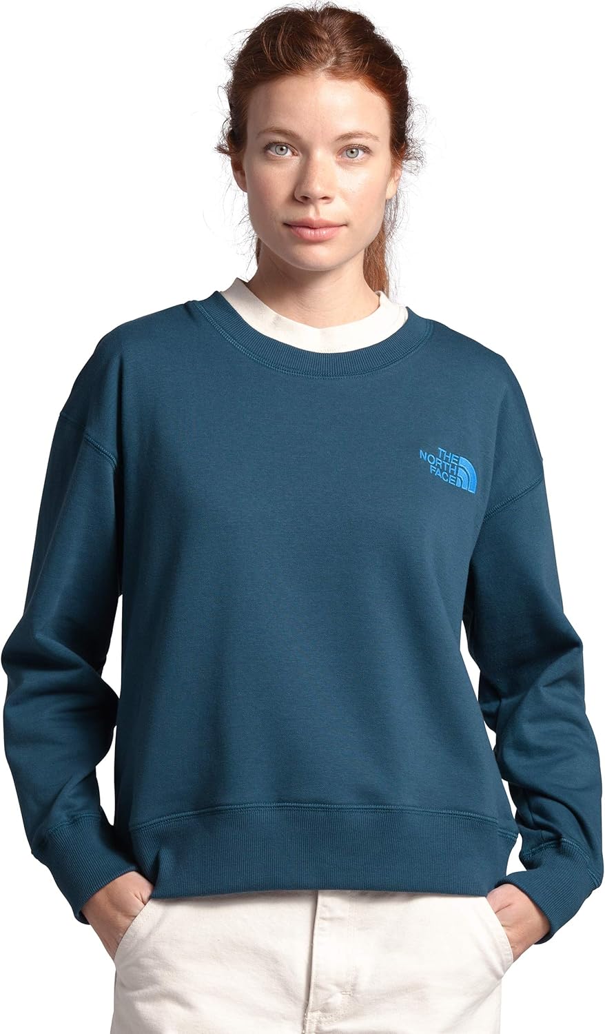north face cropped jumper