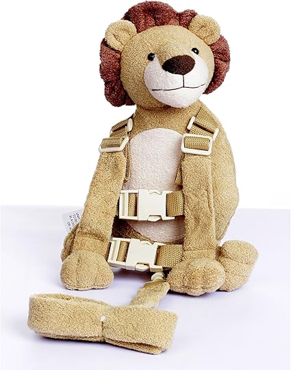 Amazon Co Jp 迷子防止 ぬいぐるみ アニマルハーネス リュックサック 迷子紐 ライオン おもちゃ