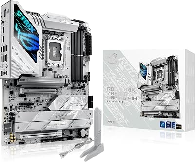 ROG Strix Z890-A Gaming WiFi Z890 LGA 1851 ATX, Placa Base Intel® Core™ Ultra Series 2, Lista para PC con IA Avanzada, 16+2+1+2 etapas, DDR5, WiFi 7, 2.5G, 5X M.2, Thunderbolt™ 4, USB Tipo C, AI