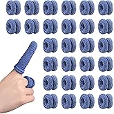 Kioiner 30 Pcs Finger Bandages, Elastic Finger Bandage Tubular Cotton Finger Protector Finger Cots Reusable Finger Protector 