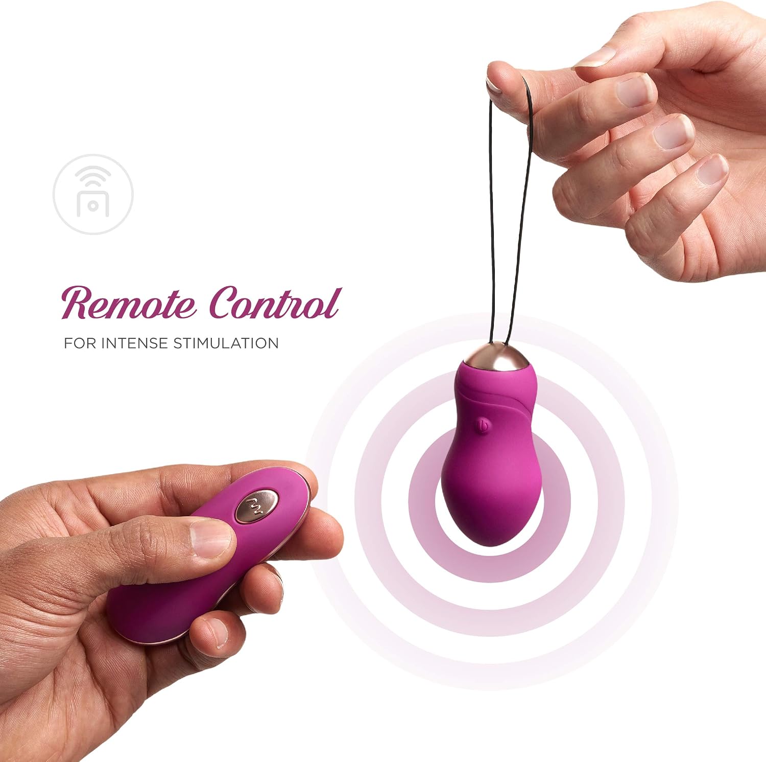 So Divine Addicted Rechargeable Vibrating Love Egg Vibrator with Remote Control for Women and Couples - Image 5