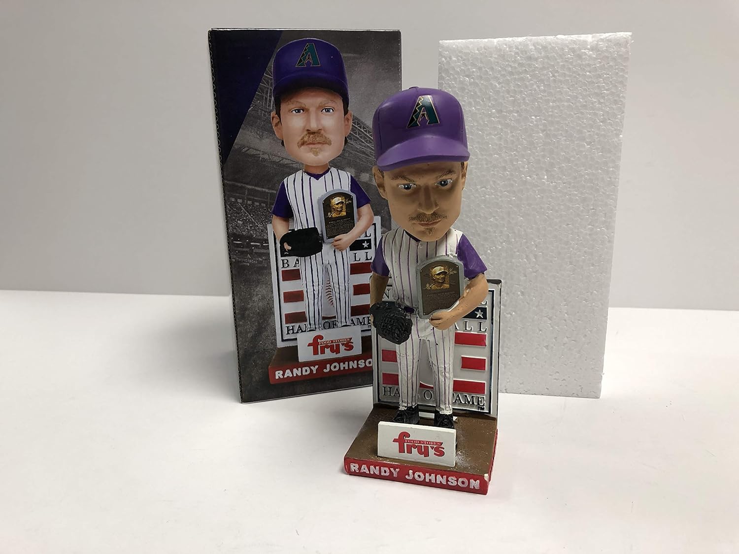 Randy Johnson HALL of FAME PLAQUE 2015 Diamondbacks Bobble Bobblehead