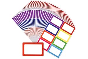Pacific Mailer Name Tag Stickers Label Stickers Name Stickers for School Office Home Meeting [200 Labels, 3.5" x 2.25"]